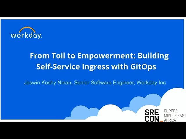 From Toil to Empowerment - Building Self-Service Ingress with GitOps