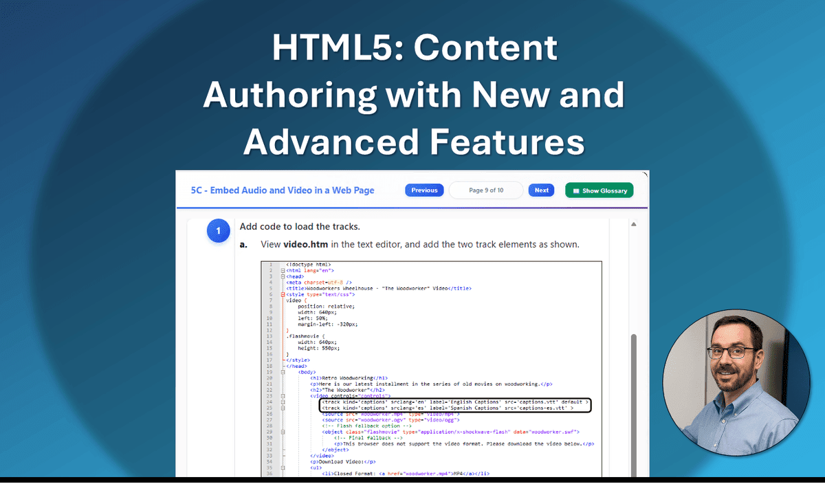 HTML5: Content Authoring with New and Advanced Features