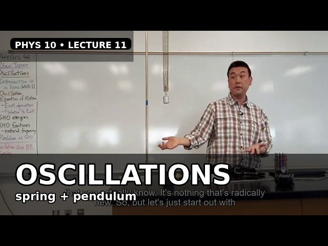 Simple Harmonic Motion and Waves Introduction - Lecture 11