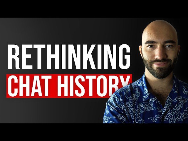 You're Doing Agentic Chat History Wrong - OpenAI Agents SDK