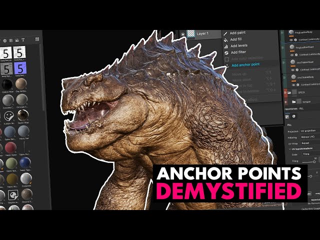 Anchor Points Made Easy in Substance Painter