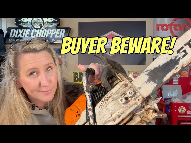 A Costly Mistake - Don't Buy A Used Chainsaw Until You Watch This