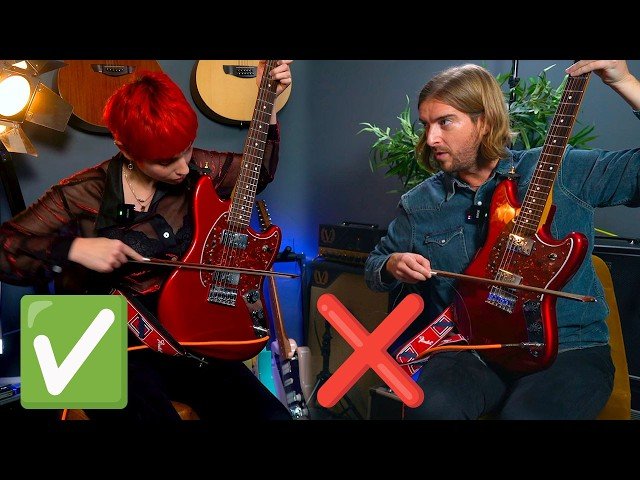 How to Play Guitar with a Violin Bow