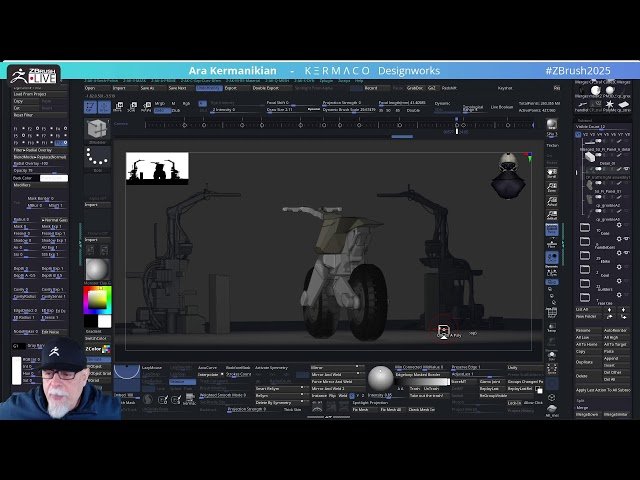 ZBrush Hard Surface and Character Design - Season 11 Episode 8