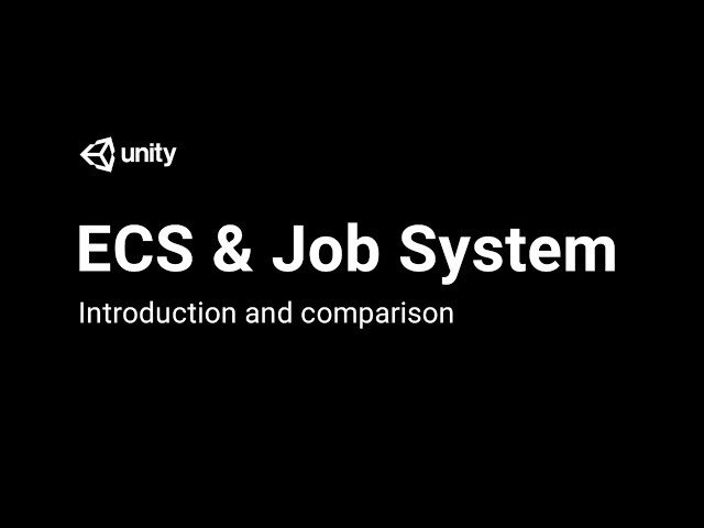 Introduction to the Entity Component System and C# Job System