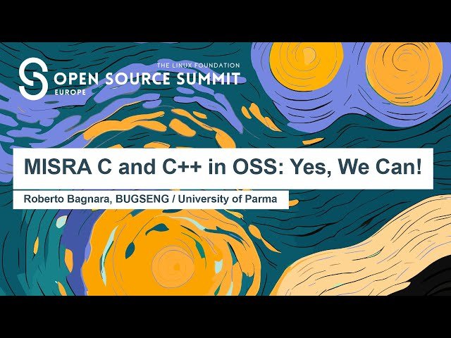 MISRA C and C++ in Open Source Software - Yes, We Can!