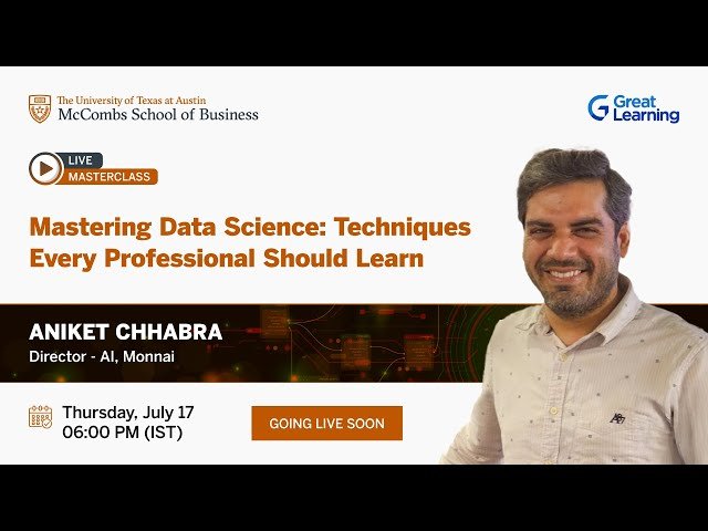 Mastering Data Science: Techniques Every Professional Should Learn