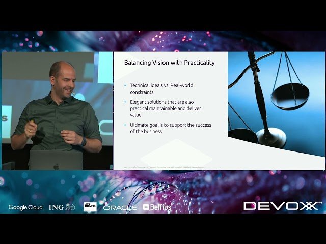 Architecting for Tomorrow: A Pragmatic Perspective