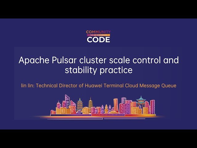 Apache Pulsar Cluster Scale Control and Stability Practice
