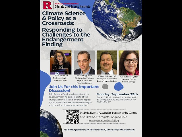 Climate Science and Policy at a Crossroads - Responding to Challenges to the Endangerment Finding