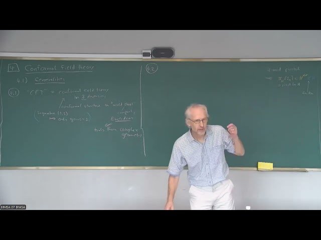 Categorical Tools in Low-Dimensional Quantum Field Theory - Lecture 10/11