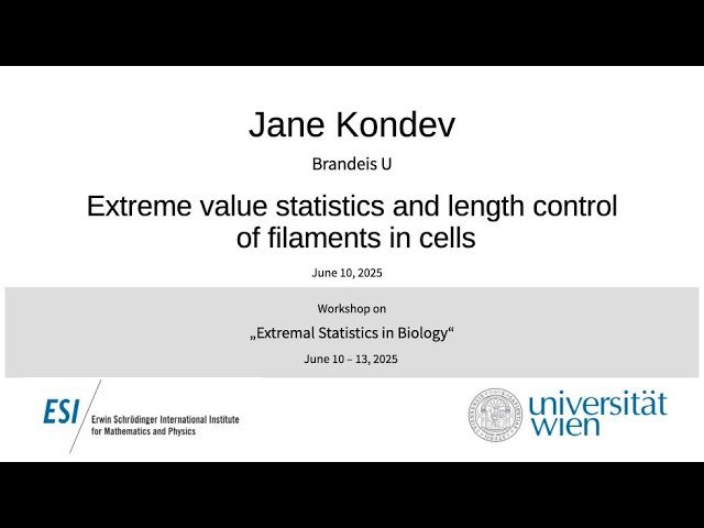 Extreme Value Statistics and Length Control of Filaments in Cells