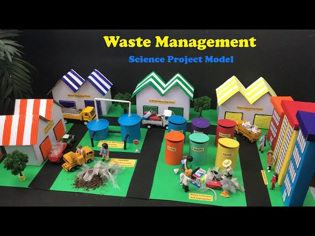 Waste Management Science Project Model - DIY Tutorial
