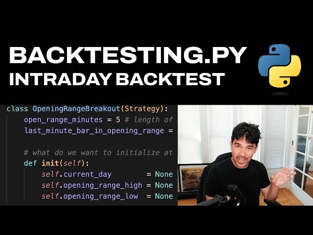 Backtesting.py - Intraday ORB Strategy in Python - Part 2