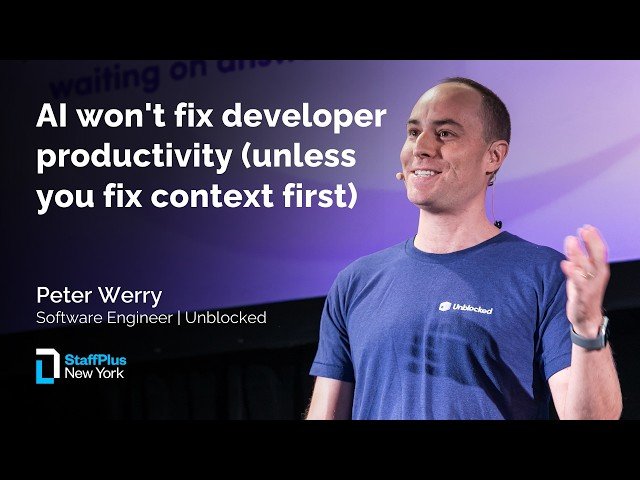 AI Won't Fix Developer Productivity - Unless You Fix Context First