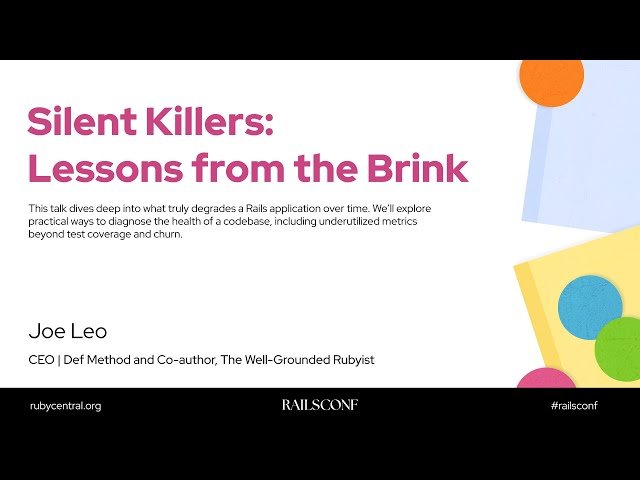 Silent Killers - Lessons from the Brink
