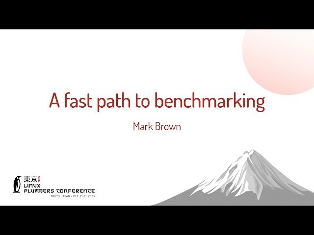 A Fast Path to Benchmarking