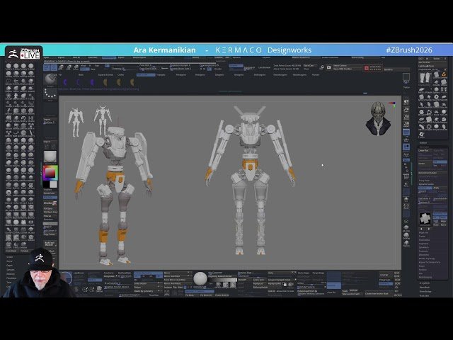 Hard Surface and Character Design with ZBrush