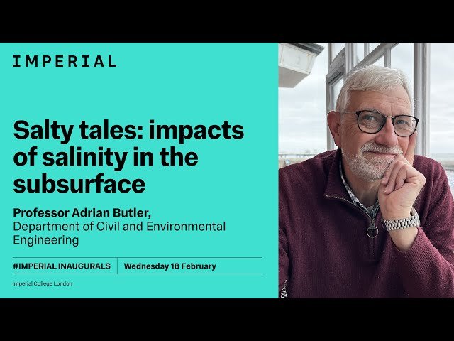 Salty Tales - Impacts of Salinity in the Subsurface