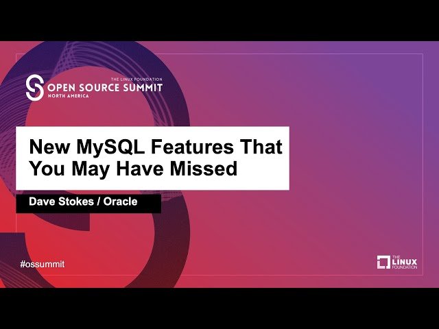 New MySQL Features That You May Have Missed