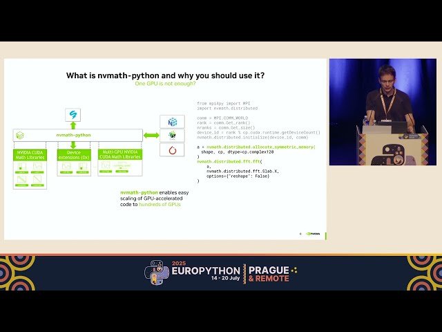 GPU Performance or Ease of Use - Why Not Both? Accelerating Scientific Computing with nvmath-python