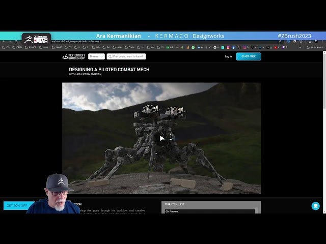 Hard Surface and Character Design in ZBrush - Episode 21