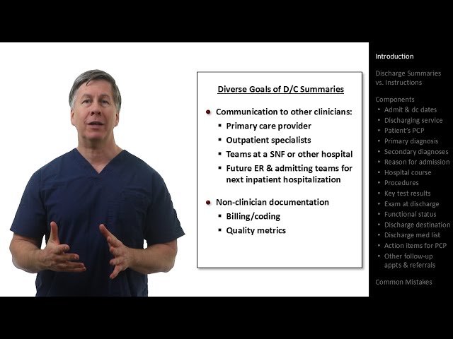 How to Write a Great Discharge Summary