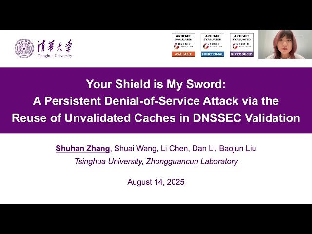 Your Shield is My Sword - A Persistent Denial-of-Service Attack via the Reuse of Unvalidated Caches in DNSSEC Validation