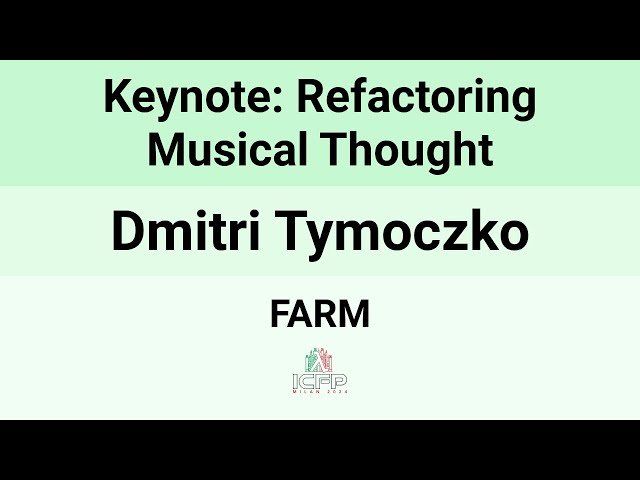 Refactoring Musical Thought