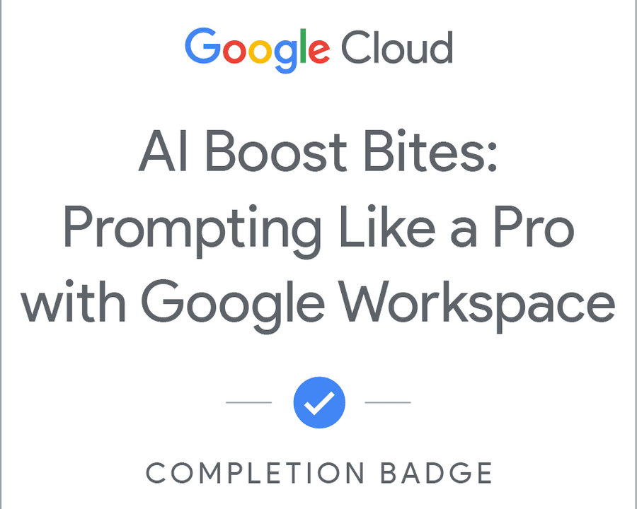 AI Boost Bites: Prompting like a Pro with Google Workspace