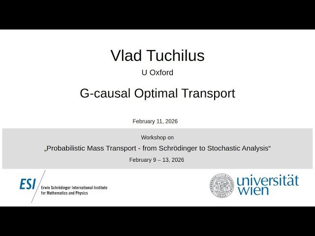 G-Causal Optimal Transport