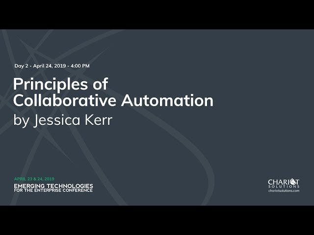 Principles of Collaborative Automation