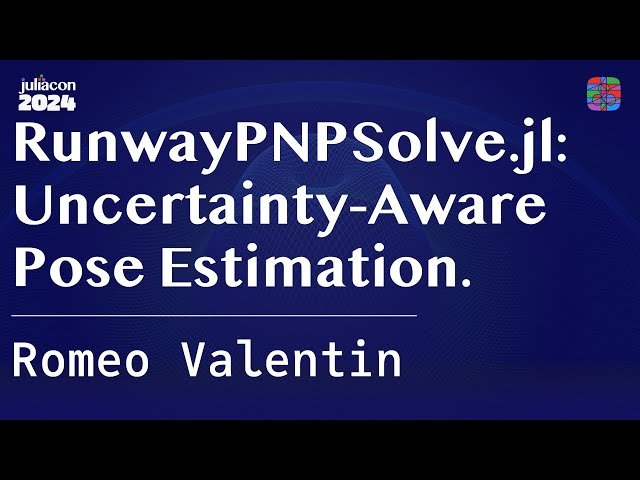 RunwayPNPSolve.jl - Uncertainty-Aware Pose Estimation