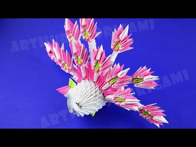 Origami Peacock - How to Make a Bird Peafowl
