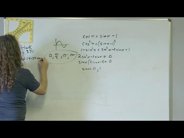 Precalculus - Solving Trigonometric Equations