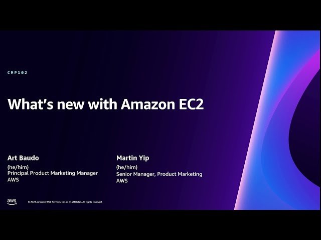 Free Video: What's New with Amazon EC2 - Latest Innovations and ...