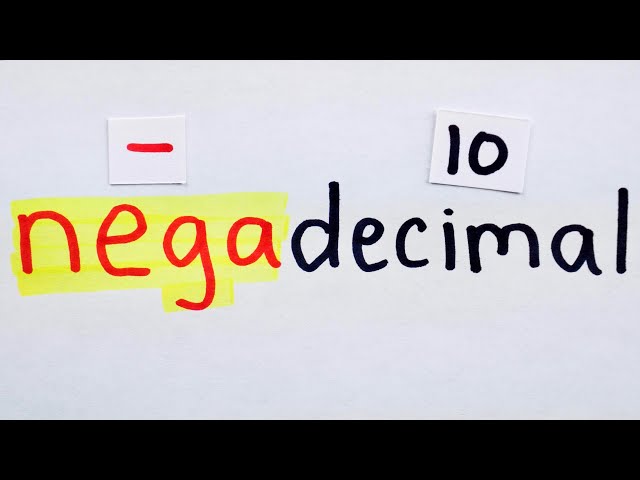Understanding Negative Base Number Systems - From Negadecimal to Negaternary