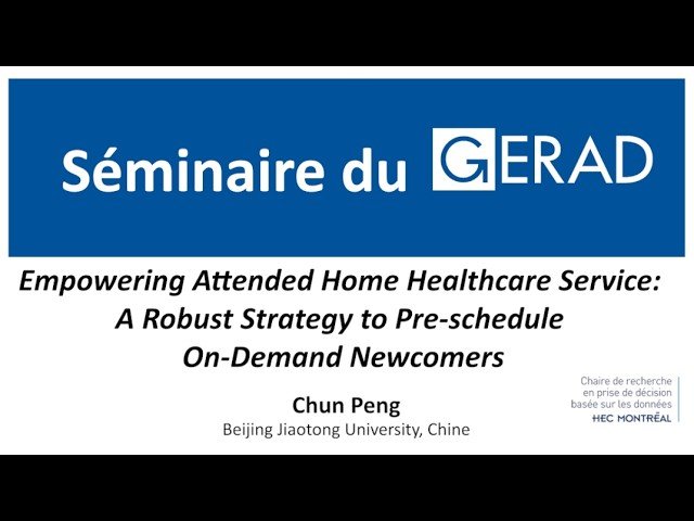 Empowering Attended Home Healthcare Service - A Robust Strategy to Pre-schedule On-Demand Newcomers