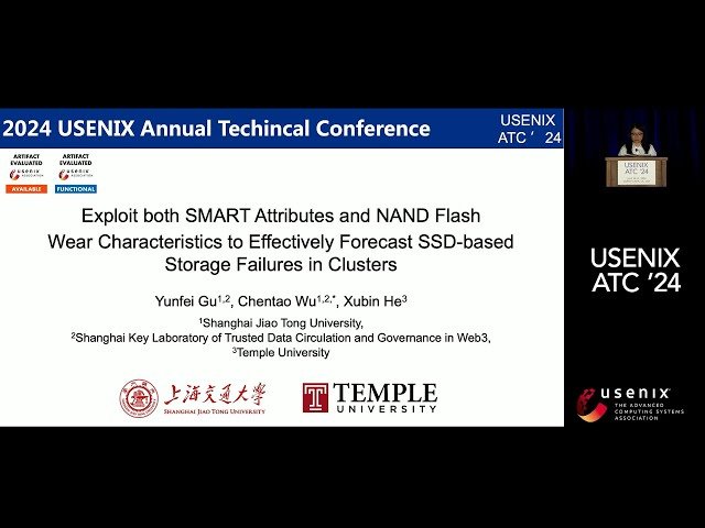 Exploit SMART Attributes and NAND Flash Wear Characteristics for SSD Failure Prediction