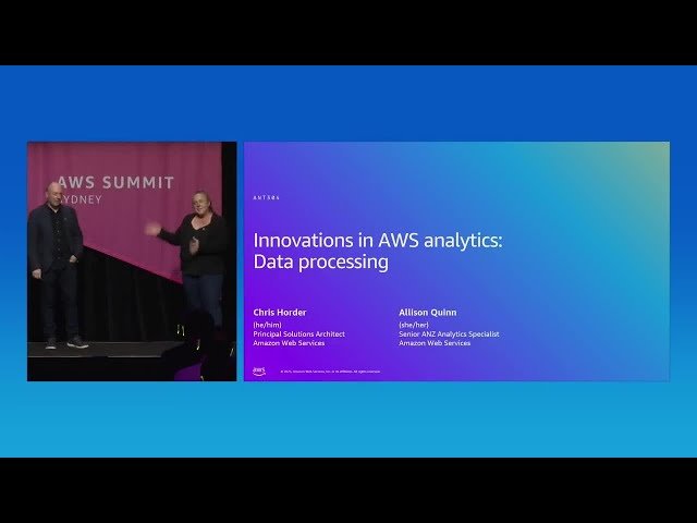 Innovations in AWS Analytics - Data Processing