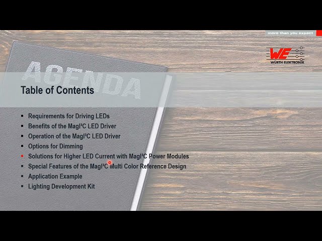 LED Driving and Dimming with MagI3C Power Modules