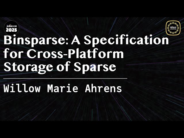 Binsparse - A Specification for Cross-Platform Storage of Sparse Matrices and Tensors
