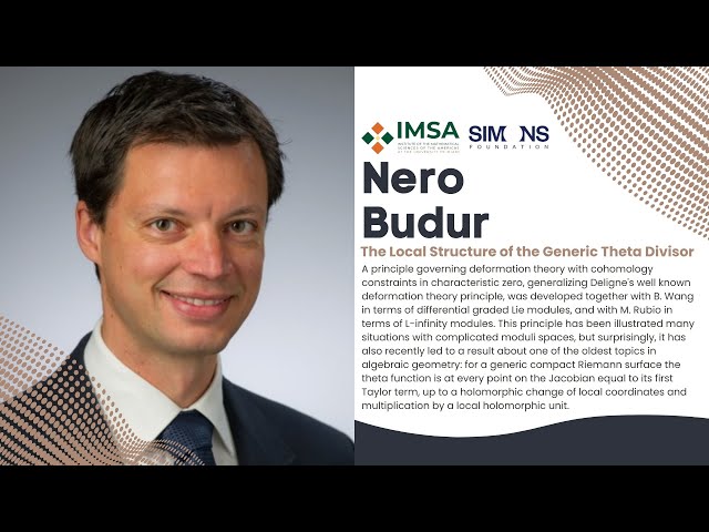 The Local Structure of the Generic Theta Divisor