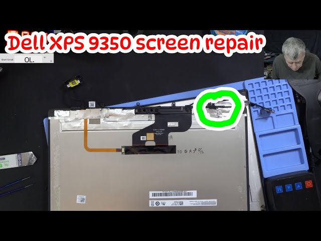 Dell XPS 13 9350 Screen and Backlight Repair - Connector Bypass Tutorial