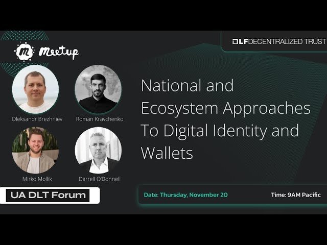 National and Ecosystem Approaches to Digital Identity and Wallets
