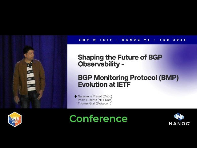 Shaping the Future of BGP Observability - BMP Evolution at IETF