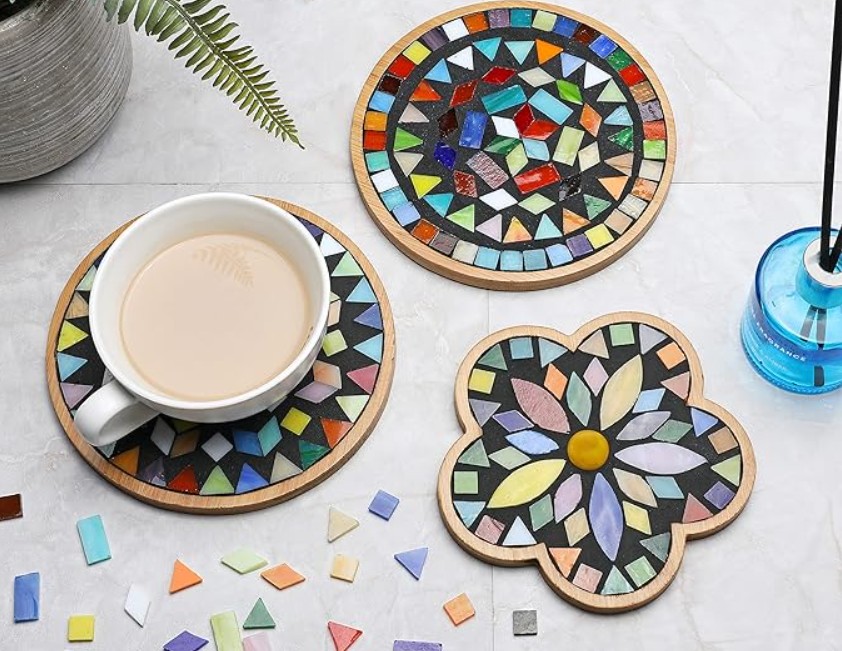 Virtual Mosaic Coaster (Kit Included) (Team Building)