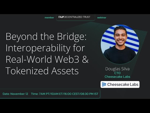 Beyond the Bridge - Interoperability for Real-World Web3 and Tokenized Assets