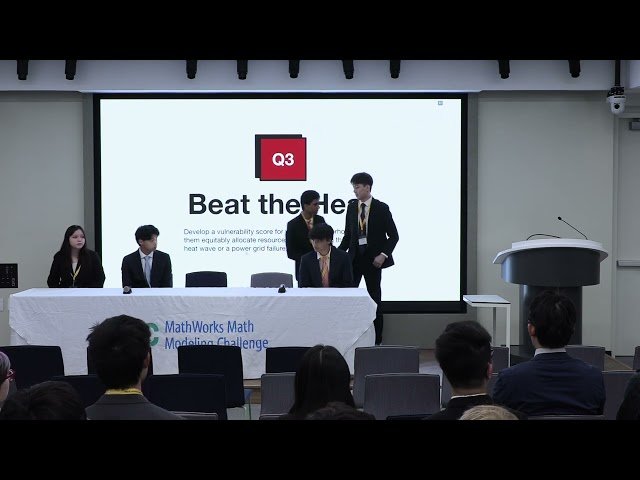 Mathematical Modeling for Heatwave Prediction and Resource Allocation - M3 Challenge Presentation