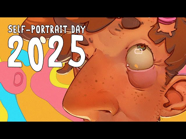 Self-Portrait Day 2025 - Digital Art Tutorial and Historical Recap